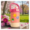 thumbnail image 4 of Termo Termico para Niños Charms Acero Inoxidable 12oz Pines rosa, 4 of 7