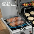 thumbnail image 6 of Feasto 5-Burner Propane Gas Grill, 48000 BTU Whole Stainless Steel Outdoor Grill with 2 Side Tables, Silver, 6 of 10
