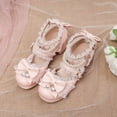 thumbnail image 3 of SACFOF Women Lolita Kawaii Shoes Chunky Heel Mary Janes Ankle Strap Lace Pumps Bow Cute Block Heel Rockabilly Shoes, 3 of 6
