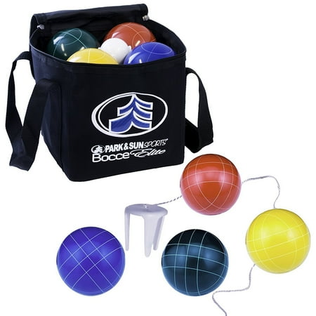 - Park & Sun Sports Bocce Elite Pro 109mm Set with Deluxe Carrying Bag | BB-109E