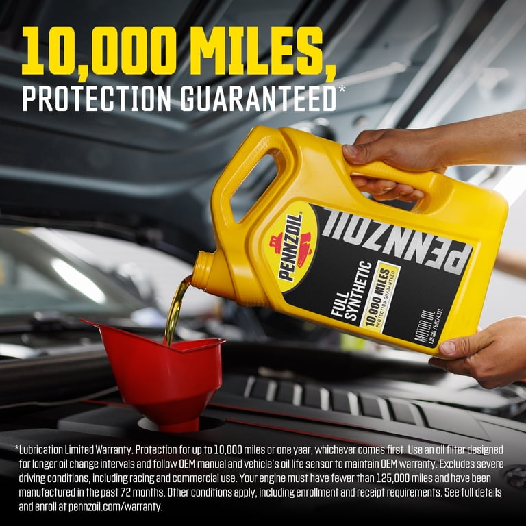 Pennzoil Full Synthetic 5W-20 Motor Oil, 5 Quart - Walmart.com Pennzoil Full Synthetic 5W-20 Motor Oil, 5 Quart - Walmart.com