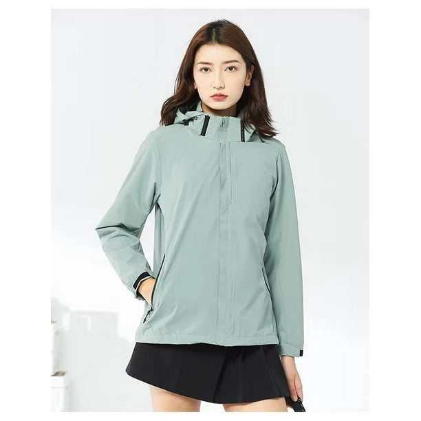 Chaqueta impermeable gruesa de terciopelo extraíble tres en uno para hombre y mujer para otoño e invierno