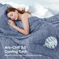 thumbnail image 3 of Aship Cooling Comforter Queen Size, Double Sided Summer Comforter for Hot Sleepers, Q-Max 0.45, Arc-Chill Fabric, Lightweight Breathable Cooling Quilt 79*87 in, 3 of 9
