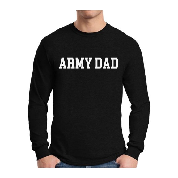 Awkward Styles Army Dad T-Shirt Veteran Proud Men Long Sleeve Shirt