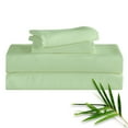 thumbnail image 1 of Hitime 4PC Bamboo King Sheet Set, Deep Pocket Fit 16", Breathable Super Soft Luxury Hotel Style Home Decor King Size Sheet Set, Gift for Women, Men - 2 Pillowcases, 1 Flat Sheet, 1 Fitted Sheet, 1 of 9
