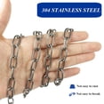 thumbnail image 4 of Cadena colgante LinhomGuy de acero inoxidable 304 de 15 m con bobina, 4 of 6
