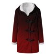 thumbnail image 5 of Flash picks! Turilly Women's Long Hoodies Coats Tunic Winter Cotton Jackets Knitted Casual Sweatshirt Zip Up Hoodies Oversized, 5 of 6