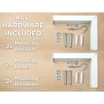 thumbnail image 6 of Mount-It! Projector Screen Wall Mount L-Brackets | Wall Hanging Bracket For Home Projector and Movie Screens | 1 Pair, 6 of 11