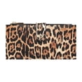 thumbnail image 2 of Daisy Rose Women’s Multi Card Wallet PU Vegan Leather Clutch RFID Blocking Organizer Card Holder with Zipper Pockets - Leopard, 2 of 7