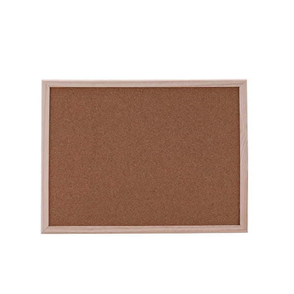 ifundom Office Cork Board Wood Hanging Bulletin Board Office School Supplies 30X40cm