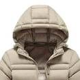 thumbnail image 5 of NTACZA Thick Mens Jacket Yellow Hooded Zip up Puffer Jacket Detachable Isulated Heavyweight Puffy Coat Coats for Man M, 5 of 5