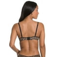 thumbnail image 2 of Women's Gossard 13101 Glossies Leopard Sheer Bra (Black/Red 34D), 2 of 4