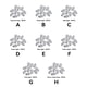 thumbnail image 2 of Matsuzay 10 piezas de luz para fiestas, atmósferas, lámpara decorativa para interiores y exteriores, farol de cumpleaños, decoración de iluminación Iluminación navideña Luz blanca cálida Matsuzay HA074895-08, 2 of 6