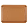thumbnail image 3 of Ayesha Curry 4-Piece Bakeware Toaster Oven Baking Set, Copper, 3 of 10