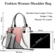 thumbnail image 3 of uds. Bolso de mano usado para mujer, bolsos de hombro, bolso de hombro, bolso de hombro de cuero PU, resistente al agua para ir de compras, fiesta, viaje, 2 uds., conjunto gris ACTIVE  Biensenido a ACTIVE, 3 of 5