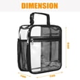 thumbnail image 2 of Bolsa de almuerzo transparente aprobada por Oraben Stadium para el trabajo, la escuela y el pícnic, 2 of 9