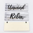 thumbnail image 6 of [Clearance sale!]3 Pieces Farmhouse Bathroom Wall Decors Relax Soak Unwind Signs Rustic Bathroom Wooden Signs Funny Rustic Bathroom Wall Art Vint, 6 of 6