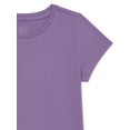 thumbnail image 2 of Wonder Nation Girls Kid Tough T-Shirt with Short Sleeves, 5-Pack, Sizes 4-18 & Plus, 2 of 5