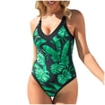thumbnail image 4 of IROINNID Women's Swimsuit One-piece Top Lace Up Swimsuit Comfy Long Skirt Beachwear Two-piece Set, 4 of 7