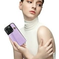 thumbnail image 7 of Allytechgroup Wallet Phone Case for iPhone 14 Plus, Built-in Shoulder Strap Lanyard Stand RFID Blocking Shockproof Protective Back Cover for iPhone 14 Plus, Purple, 7 of 7