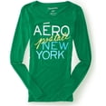 thumbnail image 1 of Aeropostale New York Graphic playera para mujer, verde, grande Aeropostale Camiseta gráfica, 1 of 1