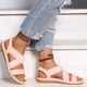 thumbnail image 1 of Sandalias de playa con plataforma Sandalias elásticas sin cordones para mujer Wmkox8yii  nm4290, 1 of 8