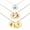 Gold, variant on Personalized Multiple Initial Necklace for Mom Necklace for Women – Custom Monogram Charms with Kids’ Initial – Engraved Letter Family Jewelry Gift for Mother’s Day, Birthday, or Anniversary