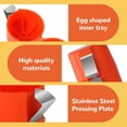 thumbnail image 3 of egg Opener for Hard Boiled Eggs, 2025 New Mini Handheld Eggshell Opener, Kitchen Multifunctional Manual Egg Shell Opener, Cooking Egg Peeler Tool for Raw Eggs (Pink+Orange), 3 of 7