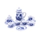 thumbnail image 4 of Juego de té en miniatura CUTICAT 1/12 Tetera cerámica estilo chino, 4 of 8