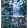 thumbnail image 3 of Ambesonne Waterfall Duvet Cover Sets, Magic Cascade, 2-King, Grey Green, 3 of 3