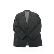 Calvin Klein Mens Black Slim Fit Jacket 48R