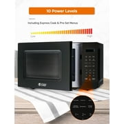 COMMERCIAL CHEF 0.7 cu. ft. Countertop Microwave Oven, Black