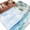 Blue, variant on Summer Beach Palm Tree Area Rugs 5'x7', Washable Small Throw Rugs for Laundry Room Playroom, Blue Coastal Tropical Ocean Indoor Outdoor Rug Non-Slip Low Pile Carpet Runner Reversible Floor Mats