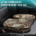 thumbnail image 4 of Premium Paisley Pattern Memory Foam Seat Cushion Ergonomic Chair Pad for Office Chair, Car, Airplane & Bleachers Sciatica, Tailbone Hip & Back Pain Relief - Chair Cushion for Long Office Workers., 4 of 5