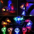 thumbnail image 3 of Dinheiro Cadena de luces solares con 8 modos de luces navideñas para jardín, patio, césped y patio, 3 of 5