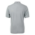 thumbnail image 3 of Men's Cutter & Buck Gray Toledo Mud Hens Big & Tall Virtue Eco Pique Recycled Polo, 3 of 3