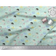 thumbnail image 2 of Soimoi Green Cotton Voile Fabric Cupcakes Food Decor Fabric Printed Yard 42 Inch Wide, 2 of 3