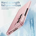 thumbnail image 4 of Dteck for Samsung Z Fold 5 Case with S Pen Holder & Front Screen Protector & Camera Lens Protector,Plating Hard PC Hinge Protection Folding Cover Case for Samsung Galaxy Z Fold 5 5G 7.6" ,Pink, 4 of 7