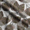 thumbnail image 1 of Soimoi Leaves Printed, Poly Canvas Fabric, Decor Sewing Fabric by The Yard 56 Inch Wide,Decorative Fabric for Curtains Tote Bags, Light Brown, 1 of 5