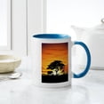 thumbnail image 4 of CafePress - Wild Animals On African Savannah Sunset Mug - 11 oz Ceramic Mug - Novelty Coffee Tea Cup, 4 of 4