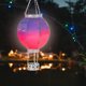thumbnail image 2 of Solar Powered Hanging Lantern Outdoor Garden Hot Air Balloon Shape Patio Decor, Size L - Gradient Bl, 2 of 5