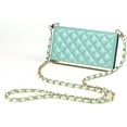thumbnail image 2 of Wallet Case Apply to iPhone Xs Max,Luxury Fashion Flip Purse Leather Bag with Card Slots Crossbody Chain Shoulder Strap with Mirror Bracket Shockproof Protector (iPhone Xs Max, Blue), 2 of 14