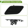 thumbnail image 6 of Unique Bargains Front Bumper Headlight Washer Nozzle Cover for Porsche Cayenne 2015-2017 Black Front Left, 6 of 7