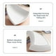 thumbnail image 5 of Platos doblados, vajilla impermeable, aptos para lavavajillas y microondas, de plástico, reutilizables, ligeros y duraderos, para cocina o camping. Diseño de media luna Aestivo | Blanco |, 5 of 7