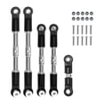 thumbnail image 3 of 5 piezas de varilla de enlace ajustable que reemplaza la pieza de actualización de varilla de tracción de automóvil RC de acero inoxidable profesional, 3 of 9