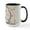White/Black Inside, variant on CafePress - Peacock And Spring Flowers Mugs - 15 oz Ceramic Large White Novelty Mug