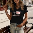 thumbnail image 5 of Fabrcox 1776-2026 USA 250th Anniversary Shirt Flag Print Short Sleeve Womens 4th of July Shirt Independence Day Celebration Freedom Patriotic Tunic Tops for Women, 5 of 8