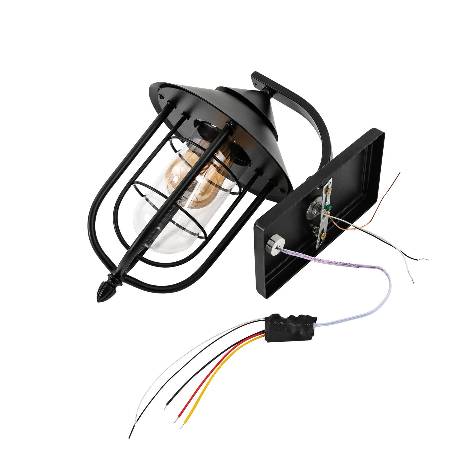 Outdoor Sensor Wall Light Exterior Garden Hallway Wall Lighting Wall Lamp IP65 for the Porch, Front Door, Garage, Backyard, Doorway, Garden, Courtyard, Hallway (Bulb Not Included)