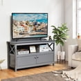 thumbnail image 1 of Costway Mueble para TV hasta 112 cm Centro Diversión con Repisa y 2 Puertas Consola para Salón y Dormitorio 112 x 40 x 61 cm, 1 of 9