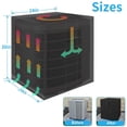 thumbnail image 3 of Cubierta de aire acondicionado para exteriores, cubiertas de unidad de CA para exteriores, se adapta a hasta 30 x 24 x 24 pulgadas, diseño duradero impermeable a prueba de viento y nieve, 3 of 5
